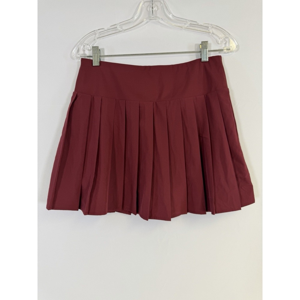 Tommy Bahama Everyday Active Burgundy Pleated Skort Womens S